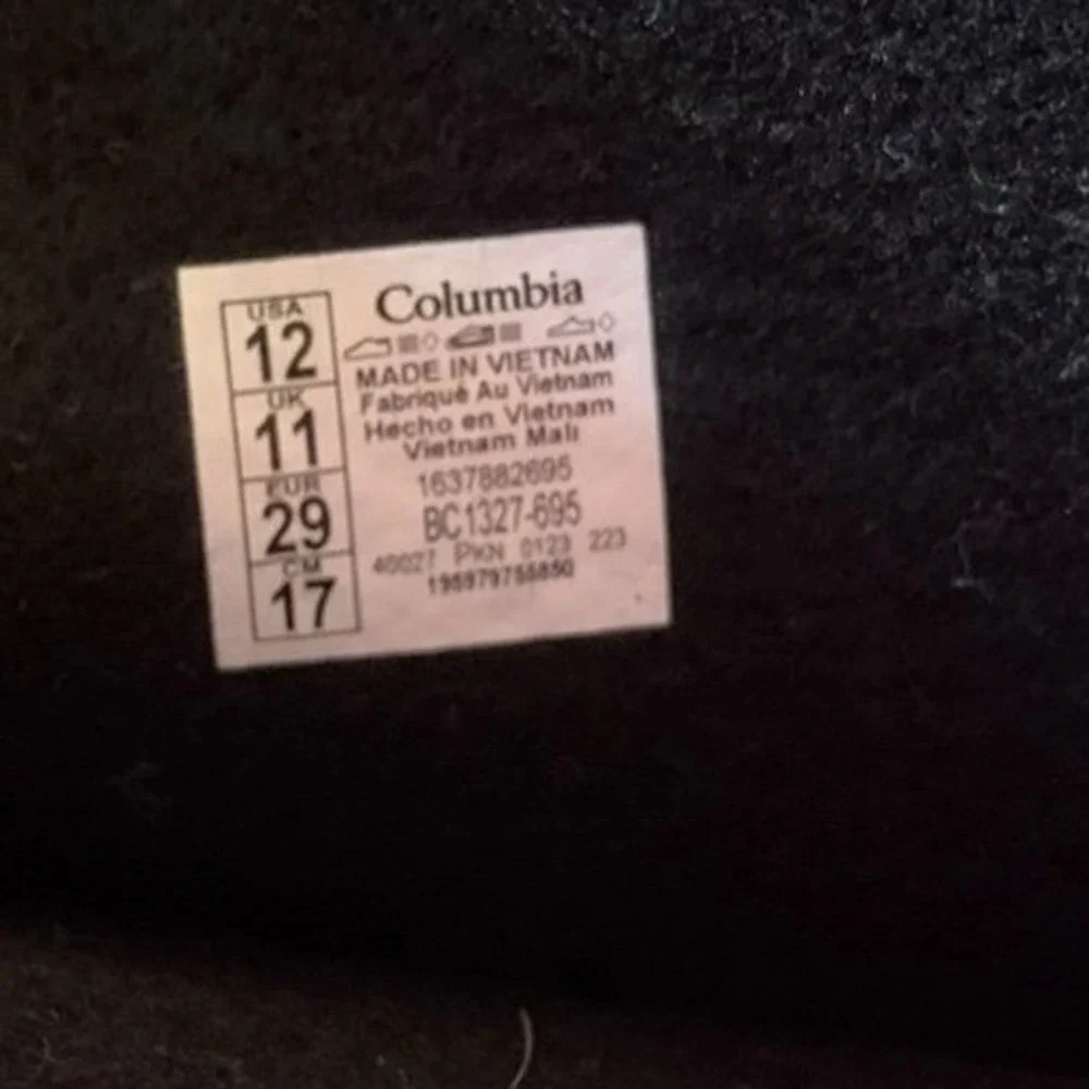 Columbia Snow Boots 12 Pink Waterproof 200g Insulated Powderbug Plus II Winter